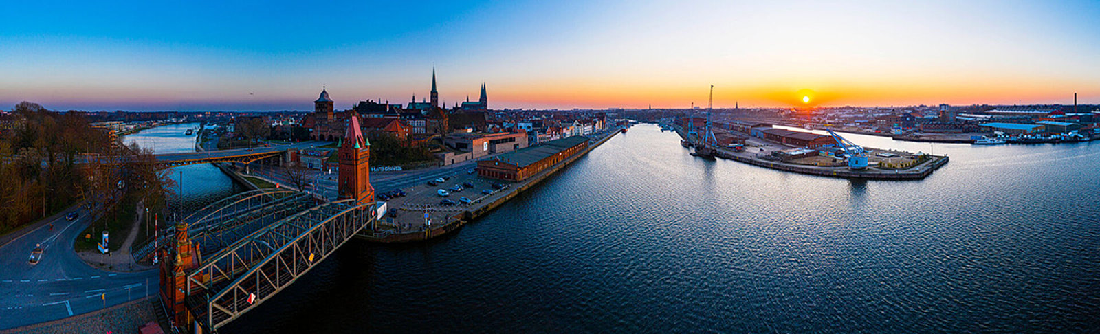 Lübeck Sonnenuntergang © LTM